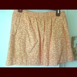 J. Crew mini in orange floral